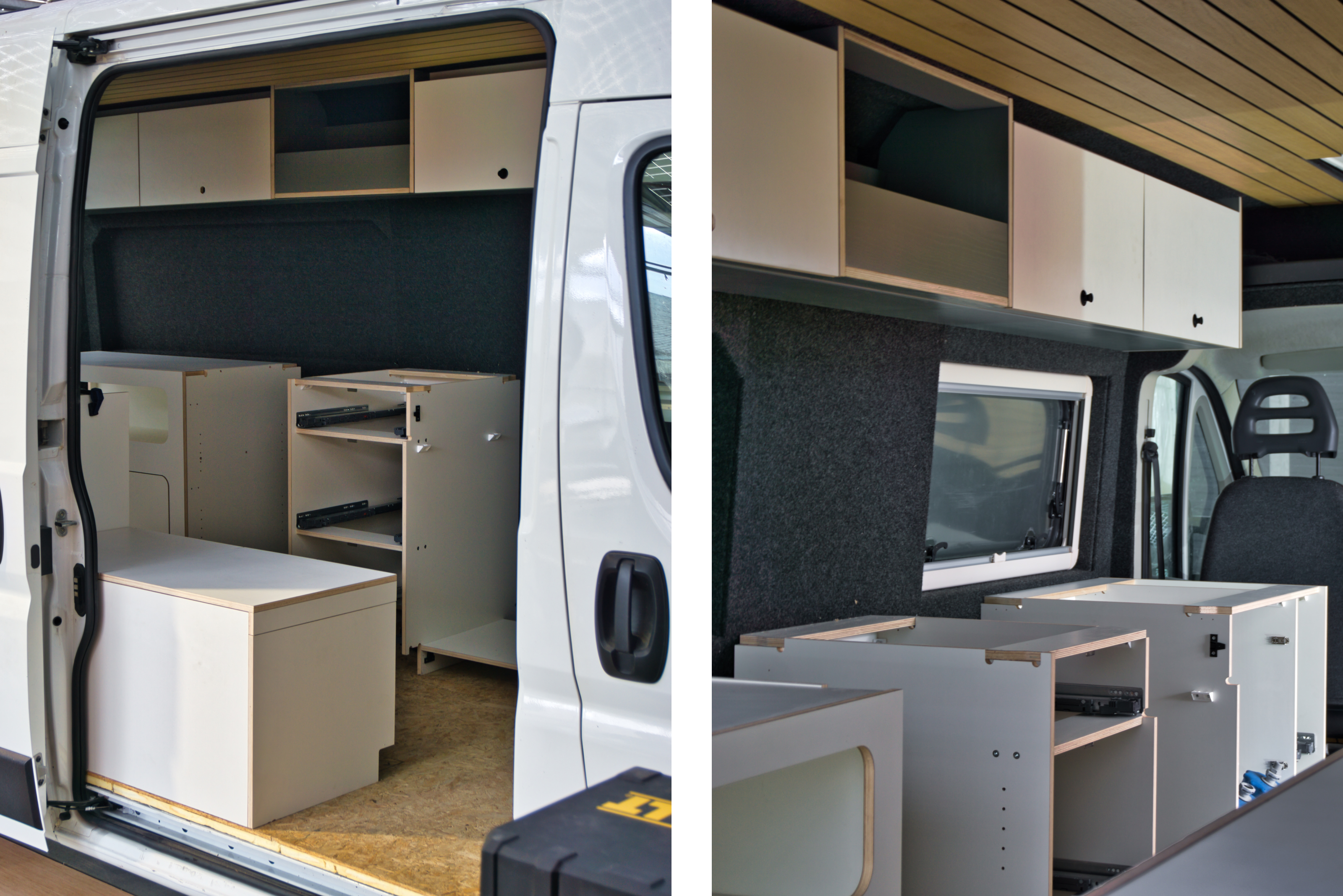 Maatwerk camper wordt volledig afgestemd op jouw reis Inbouw van maatwerkcamper